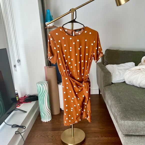 &Other Stories Polka Dot Wrap Mini Dress - Picture 3 of 8